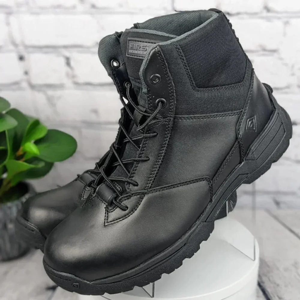 First Tactical leather boots, 9.5D M, 6